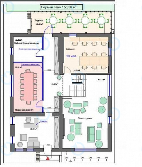 Оренда офісу 561 м.кв 1-3 поверх Яблунева, 9 - фото 12