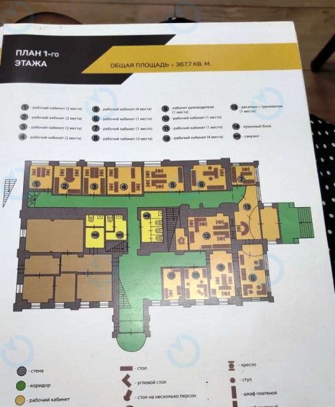 Аренда офиса 1639 м.кв 1-4 этаж Саксаганского, 67Б - фото 54