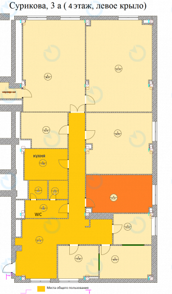 Оренда офісу 310 м.кв 4 поверх Сурікова, 3а - фото 17