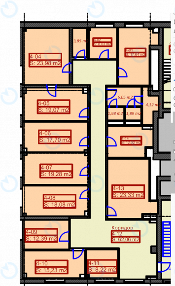 Аренда офиса 316 м.кв 5 этаж Сурикова, 3а - фото 18