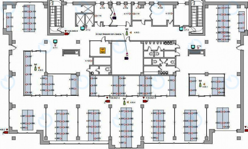 Аренда офиса 1410 м.кв 3 этаж Гавела, 6б - фото 51