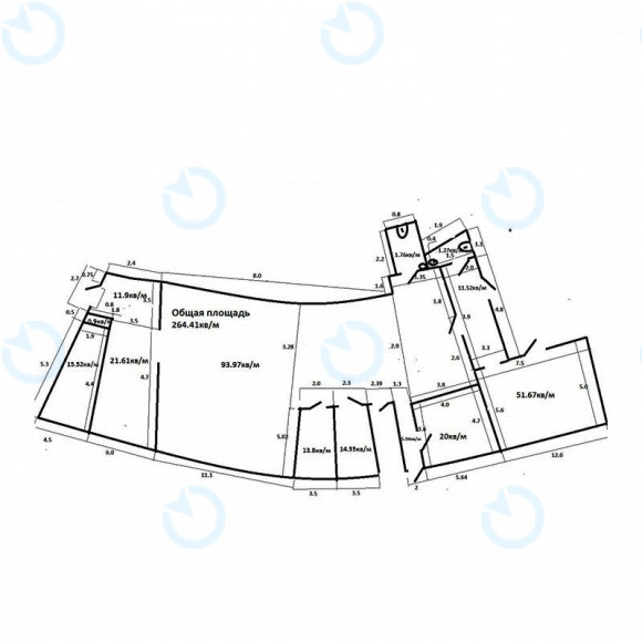 Оренда офісу 265 м.кв 1 поверх Башта № 5 - фото 6