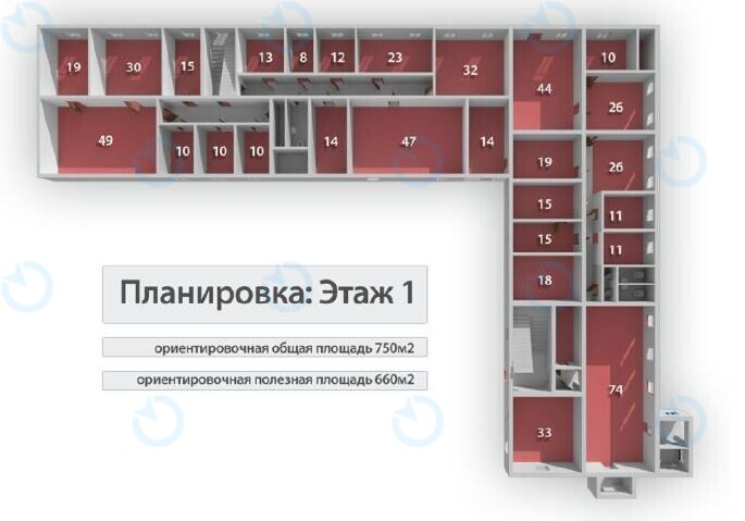 Продажа офиса 1500 м.кв 1 этаж Красноткацкая, 48 - фото 10