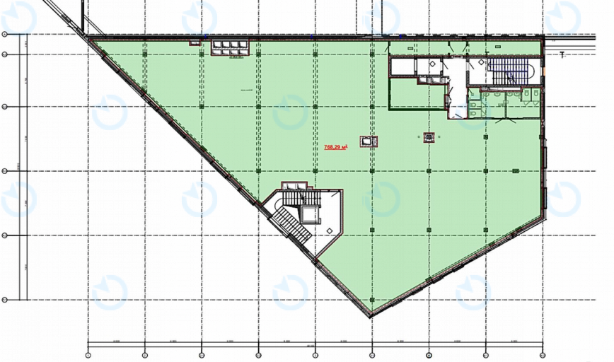 Аренда офиса 770 м.кв 3-6 этаж Piramida