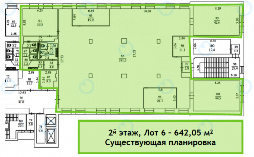 Оренда офісу 642 м.кв 2 поверх Ріальто - фото 5