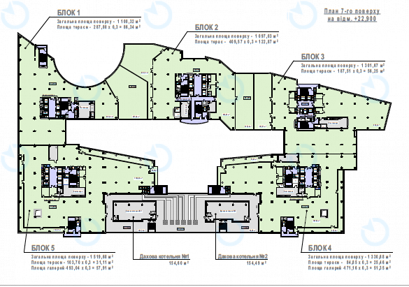 Аренда офиса 2000 м.кв 2-19 этаж Capital Towers - фото 14