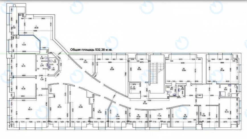 Оренда офісу 532 м.кв 6 поверх Олімпійський - фото 2
