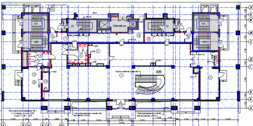Оренда офісу 860 м.кв 0-1 поверх Грушевського, 9А - фото 50