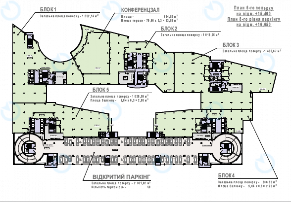 Аренда офиса 2000 м.кв 2-19 этаж Capital Towers - фото 13