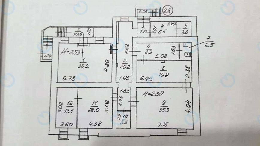 Оренда офісу 187 м.кв 0 поверх Бульварно Кудрявська, 5 - фото 12