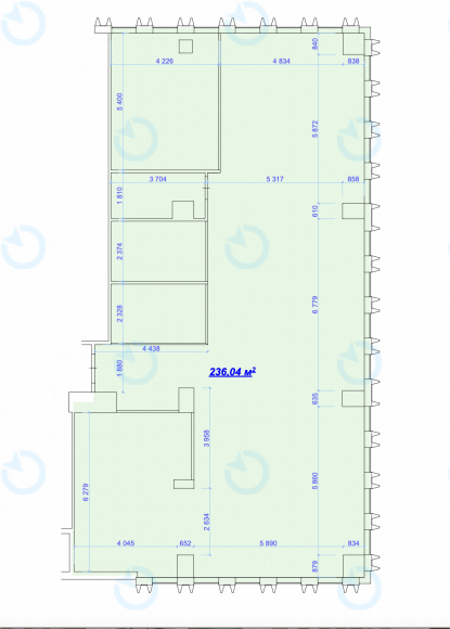 Аренда офиса 271 м.кв 16 этаж Horizon Park-2 - фото 14