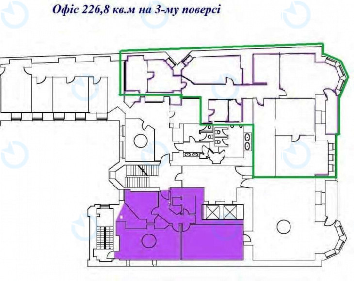Оренда офісу 239 м.кв 3 поверх Європа на Музейному - фото 9