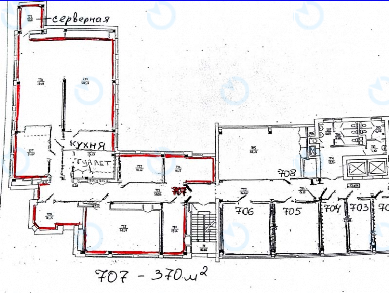 Оренда офісу 370 м.кв 7 поверх Мечникова, 3 - фото 13