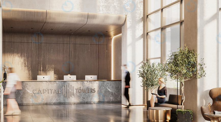 Аренда офиса 1000 м.кв 2-19 этаж Capital Towers