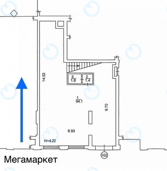 Аренда офиса 409 м.кв 1-2 этаж SAN FRANCISCO - фото 3