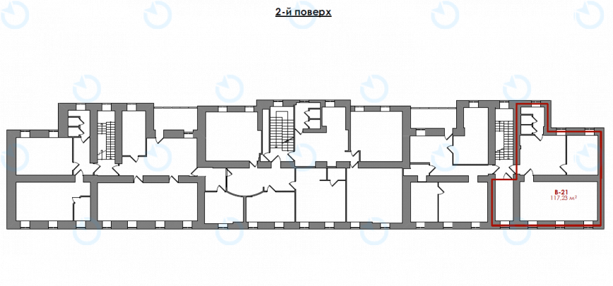 Аренда офиса 117 м.кв 2 этаж Форум Б7 - фото 6