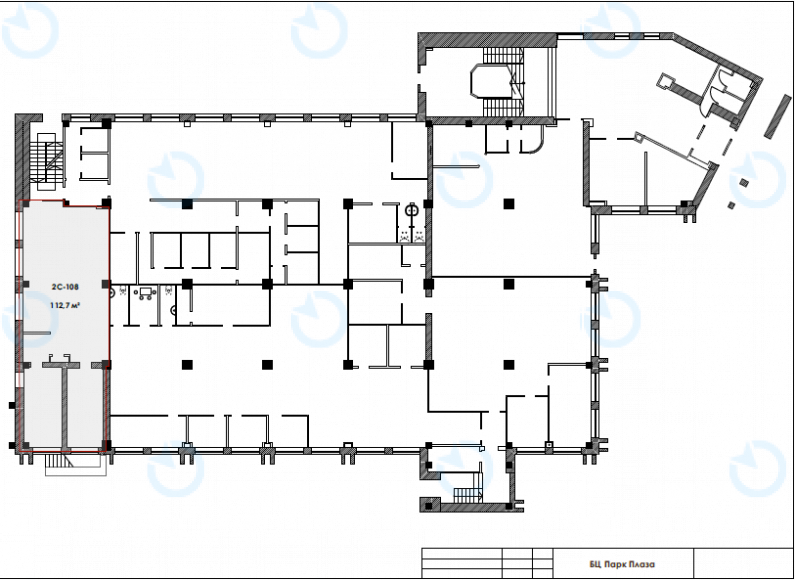 Аренда офиса 112 м.кв 1 этаж Форум Парк Плаза - фото 5