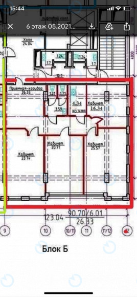 Оренда офісу 123 м.кв 6 поверх Січових Стрільців, 50 - фото 15