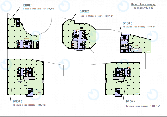 Аренда офиса 2000 м.кв 2-19 этаж Capital Towers - фото 17