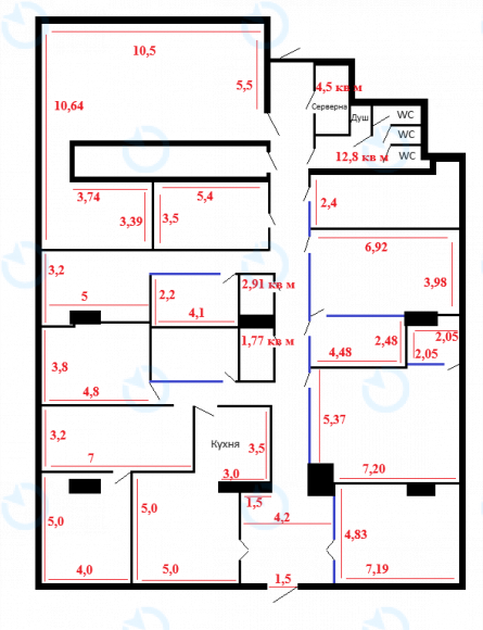Аренда офиса 472 м.кв 3 этаж SP Hall - фото 8
