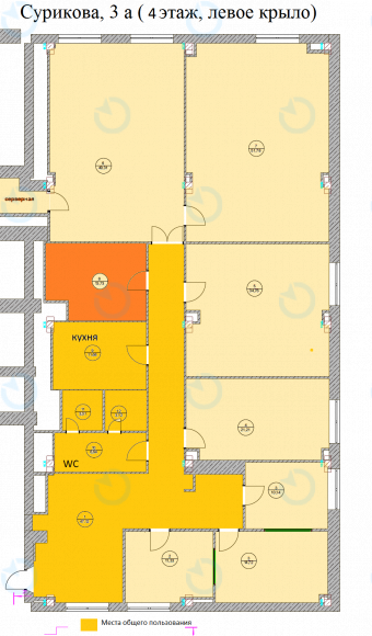 Оренда офісу 310 м.кв 4 поверх Сурікова, 3а - фото 20