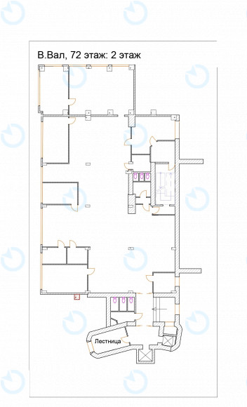 Оренда офісу 1140 м.кв 0,1,2,3 поверх Верхній Вал, 72 - фото 5