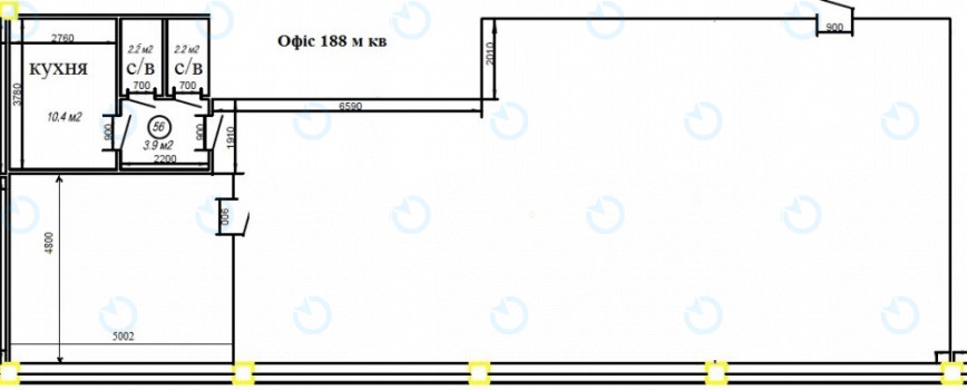 Аренда офиса 190 м.кв 3 этаж Кубик-центр - фото 7