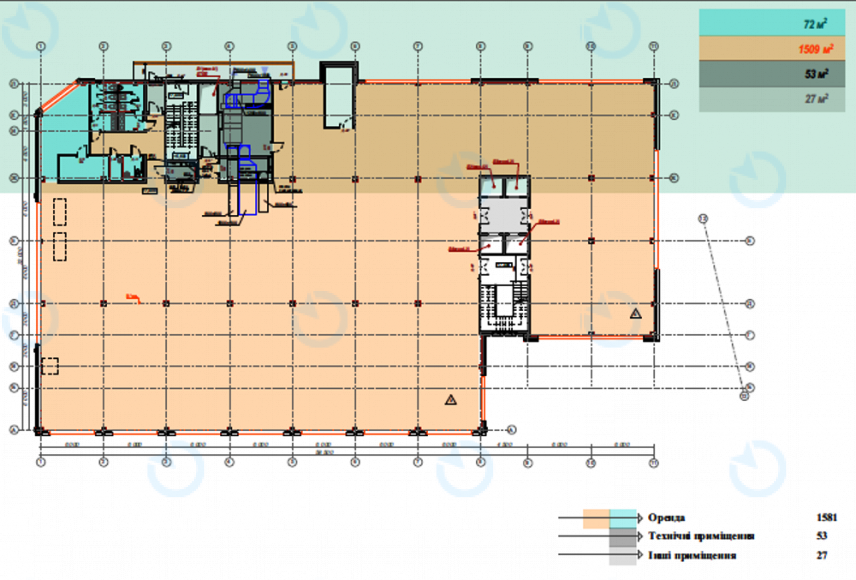 Оренда офісу 1840 м.кв 6 поверх PLATFORMA - фото 5