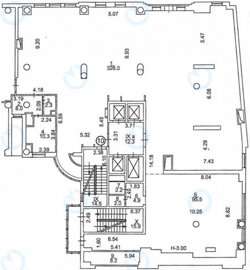 Продажа офиса 457 м.кв 3 этаж Европа Плаза - фото 3
