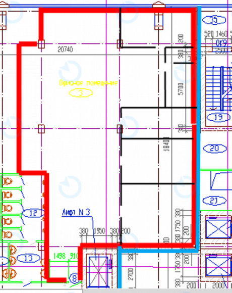 Аренда офиса 235 м.кв 4 этаж Семьи Праховых (Гайдара), 50 Б