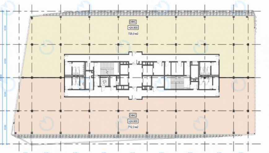 Оренда офісу 1438 м.кв 2,3,4,5,6,7 поверх UNIT.City