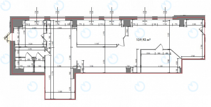 Оренда офісу 140 м.кв 3 поверх Форум Ділове Містечко - фото 9