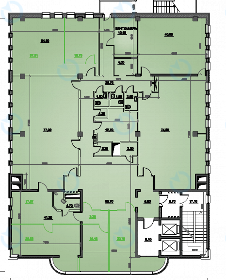 Аренда офиса 452 м.кв 3 этаж Дегтяревская, 33В - фото 2