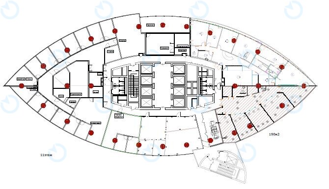 Оренда офісу 190 м.кв 11 поверх Парус - фото 13