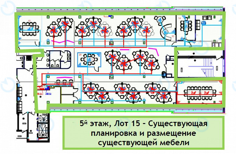Аренда офиса 642 м.кв 5 этаж Риальто - фото 5