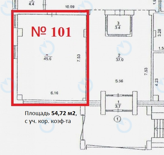 Аренда офиса 55 м.кв 1 этаж Кронос - фото 7