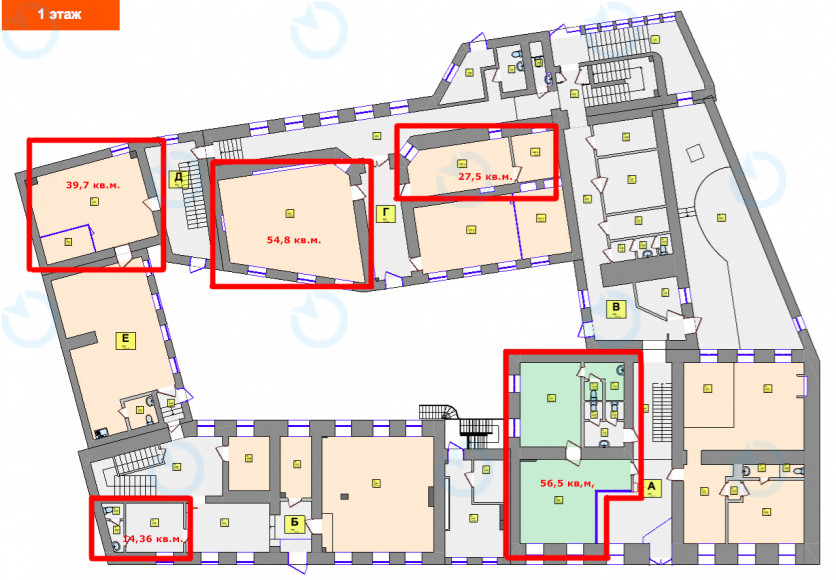 Оренда офісу 207 м.кв 1 поверх Ігорівська 1/8