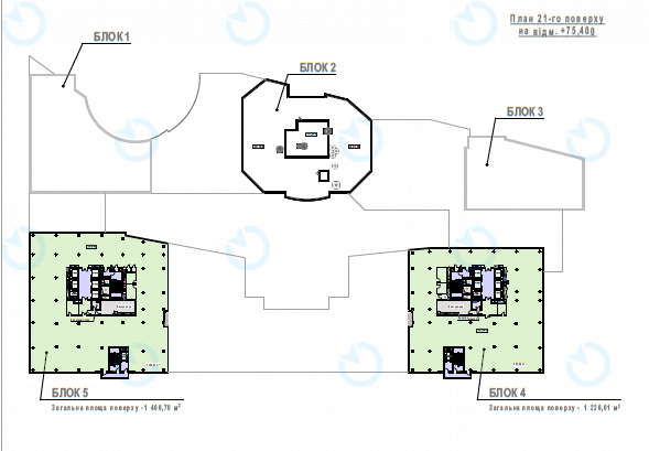 Аренда офиса 1000 м.кв 2-19 этаж Capital Towers - фото 13