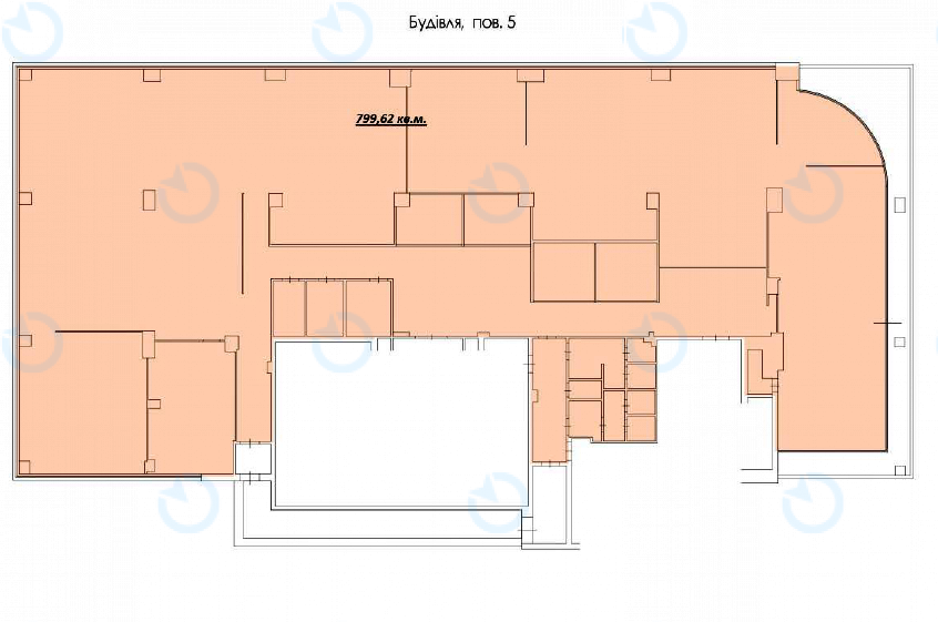 Оренда офісу 799 м.кв 5 поверх Horizon Park-2 - фото 14