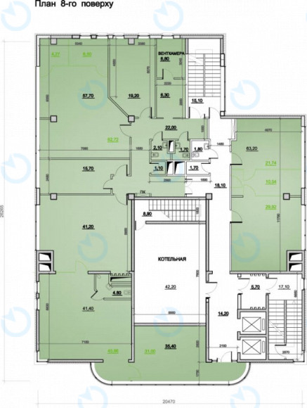 Аренда офиса 320 м.кв 8 этаж Дегтяревская, 33В