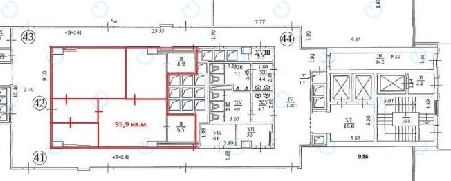 Оренда офісу 96 м.кв 11 поверх Леонардо (II черга) - фото 5