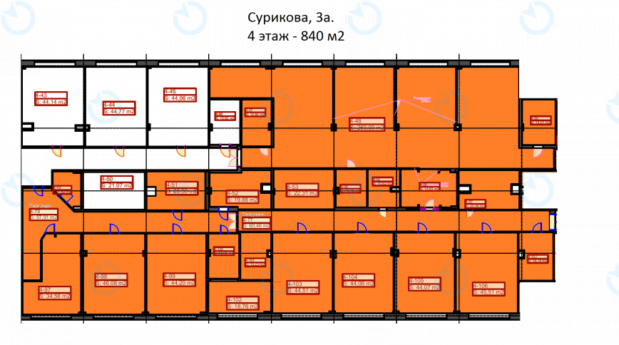 Оренда офісу 1008 м.кв 3 поверх Сурікова, 3а - фото 10
