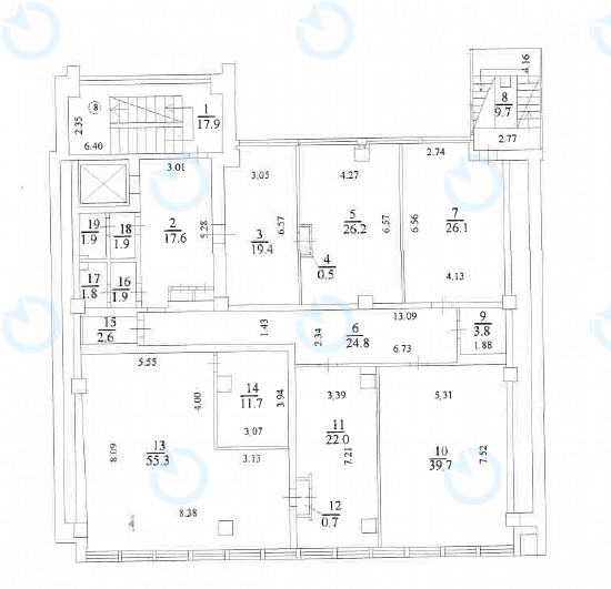 Оренда офісу 287 м.кв 8 поверх Велика Васильківська, 39 - фото 30