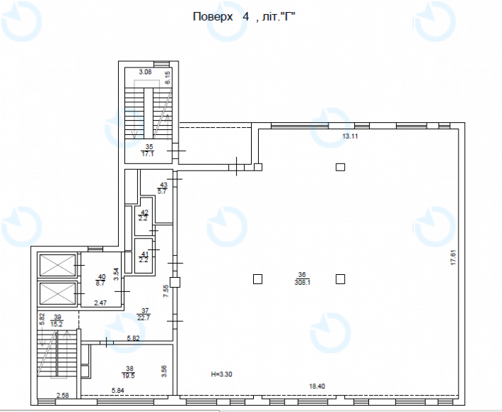 Оренда офісу 370 м.кв 4 поверх Графіт (GRAPHITE) - фото 6