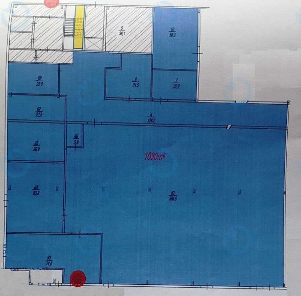 Аренда офиса 1030 м.кв 1 этаж Бандеры, 21 - фото 7