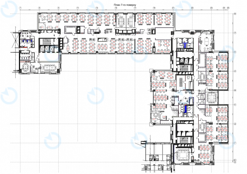 Аренда офиса 1357 м.кв 7 этаж Торонто-Киев - фото 21