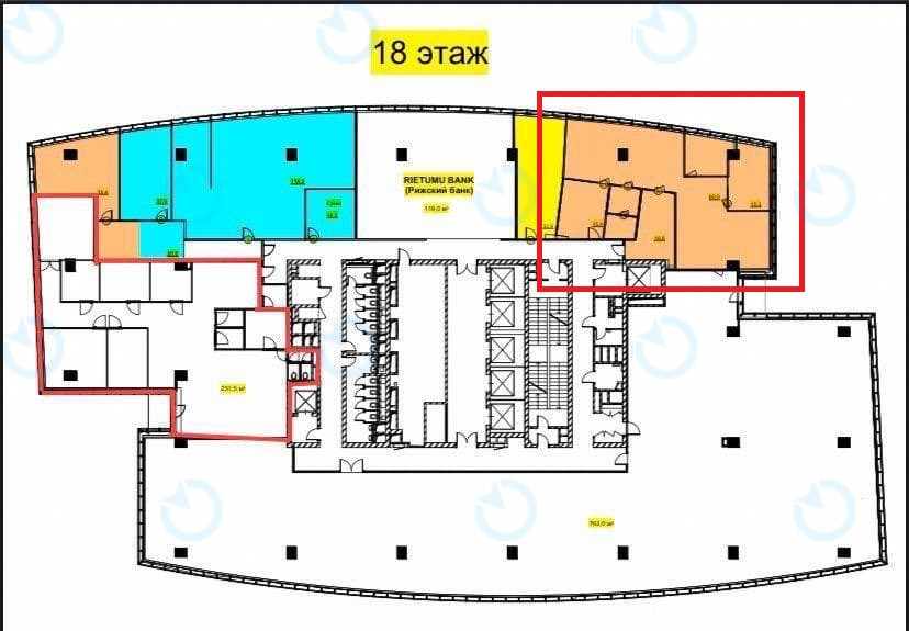 Оренда офісу 166 м.кв 18 поверх 101 TOWER - фото 2