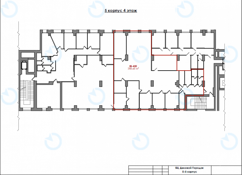 Оренда офісу 283 м.кв 4 поверх Форум Ділове Містечко - фото 5
