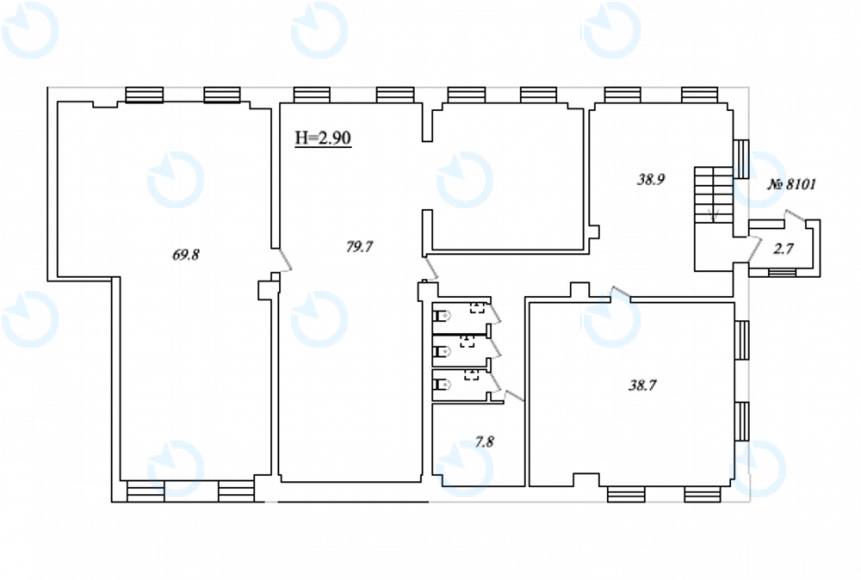 Оренда офісу 354 м.кв 1 поверх Межигірський
