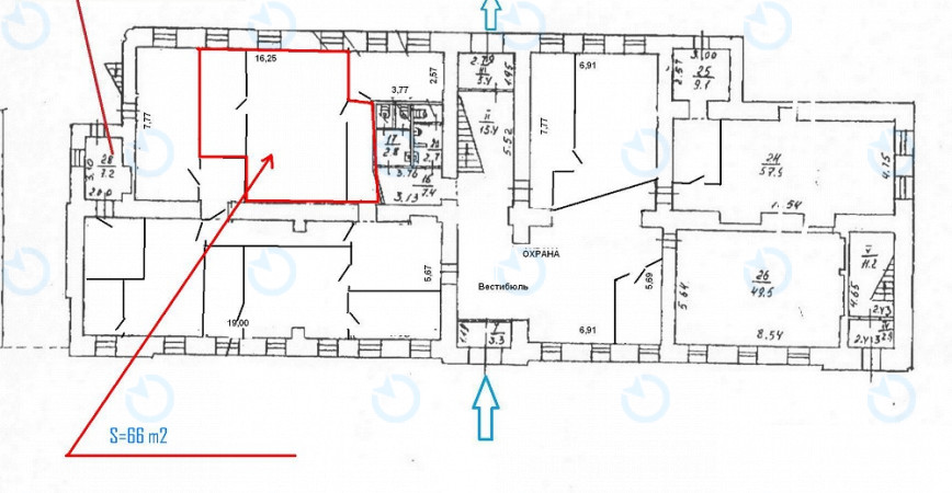 Аренда офиса 66 м.кв 1 этаж Жилянская 146 - фото 6